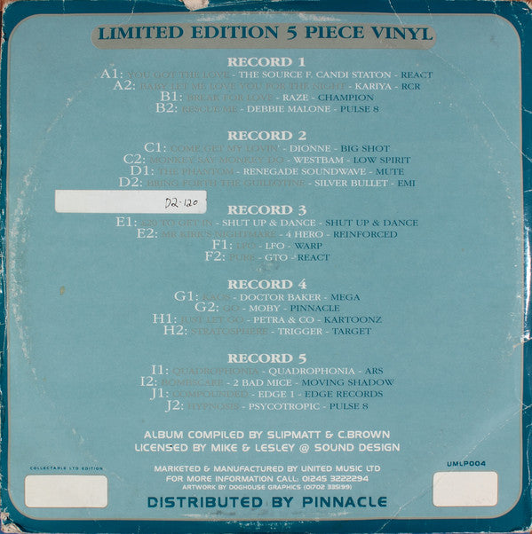 Various : United Dance Presents '88-'92 Anthems 2 (5x12", Comp, Ltd, RP)