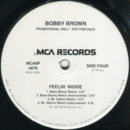 Bobby Brown : Feelin' Inside (2x12", Promo)