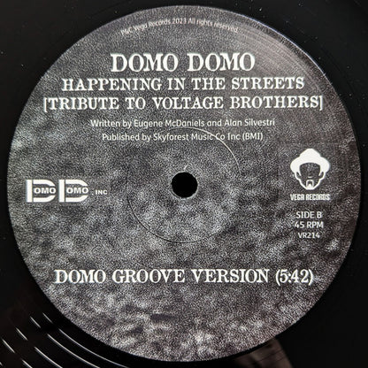 Domo Domo : Happening In The Streets (Tribute To Voltage Brothers) (12")