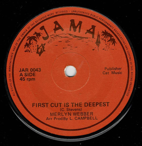 Merlene Webber : Forget The Past /First Cut Is The Deepest  (7", Single)