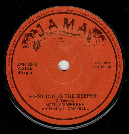Merlene Webber : Forget The Past /First Cut Is The Deepest  (7", Single)
