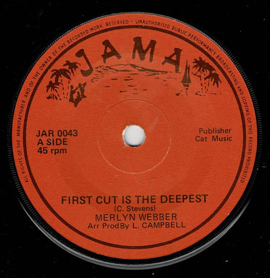 Merlene Webber : Forget The Past /First Cut Is The Deepest  (7", Single)