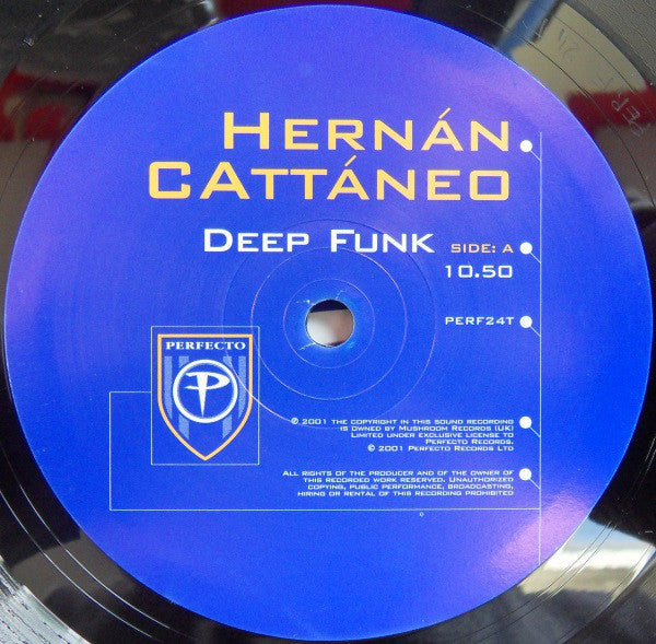 Hernán Cattáneo : Deep Funk / Alone (12")
