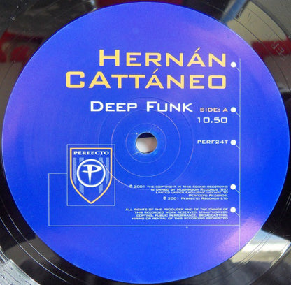 Hernán Cattáneo : Deep Funk / Alone (12")