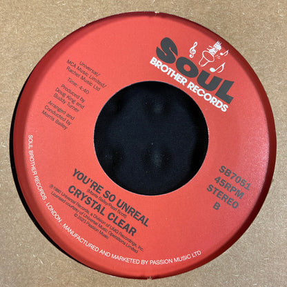 Crystal Clear (6) : Stay With Me (7", RE)