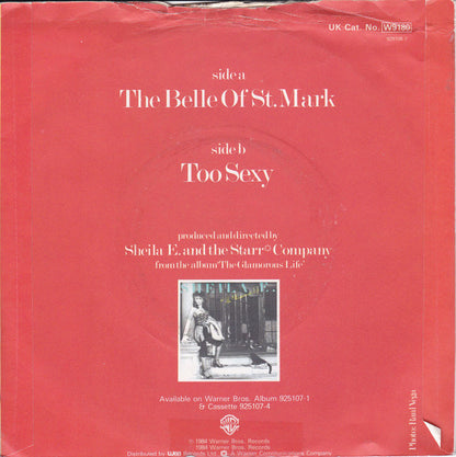 Sheila E. : The Belle Of St. Mark (7", Single, Blu)