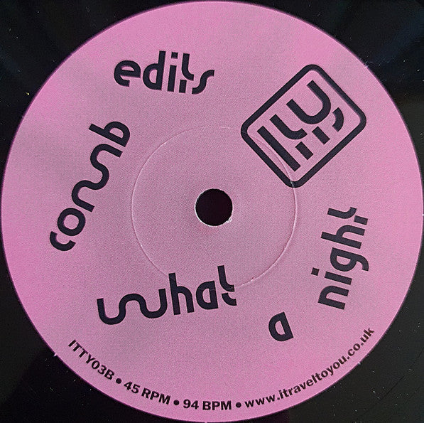 Comb Edits* : I Know You Feel It (7")