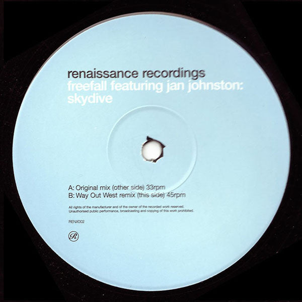 Freefall Featuring Jan Johnston : Skydive (12")