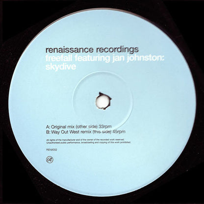 Freefall Featuring Jan Johnston : Skydive (12")