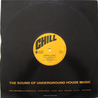 Original Clique : Ten To Midnight E.P. (12", EP)