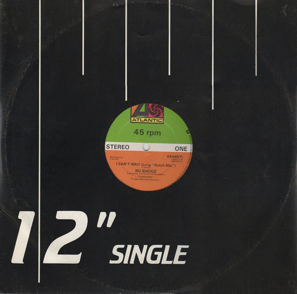 Nu Shooz : I Can't Wait (12", Single, Gen)