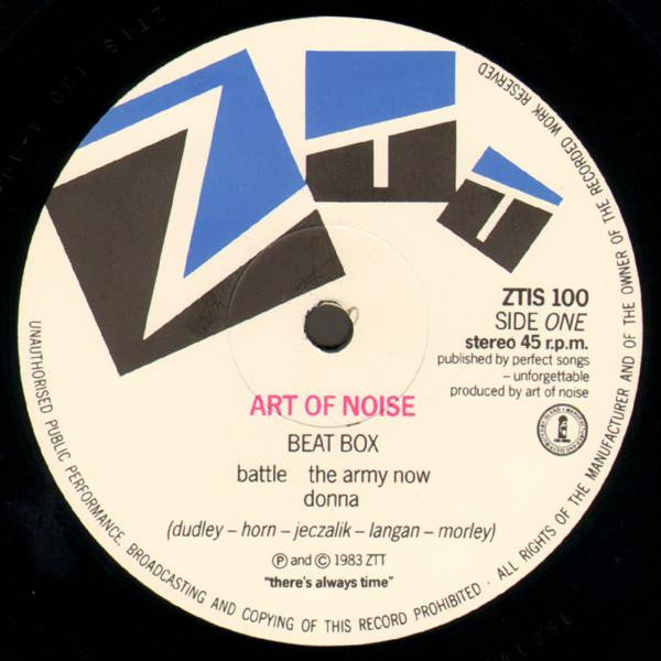 The Art Of Noise : Art Of Noise (12", EP, RE)
