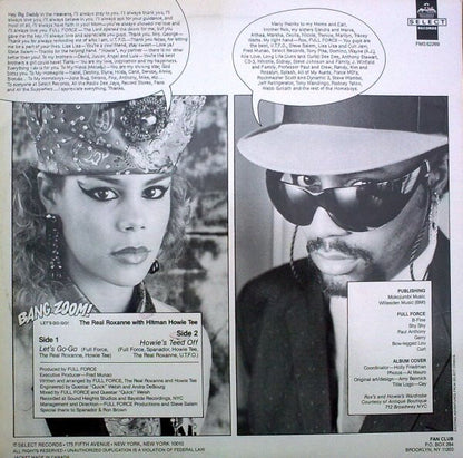 The Real Roxanne With Hitman Howie Tee* : Bang Zoom! (Let's Go-Go) (12")