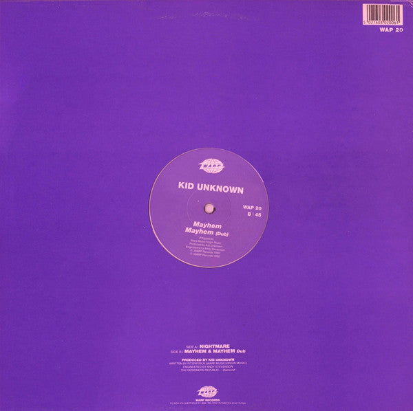 Kid Unknown : Nightmare (12")