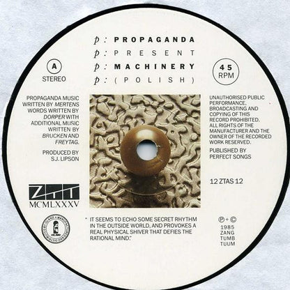 Propaganda : p: Machinery (Polish) (12", Single)
