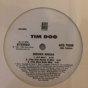 Tim Dog : Bronx Nigga (12", Promo)