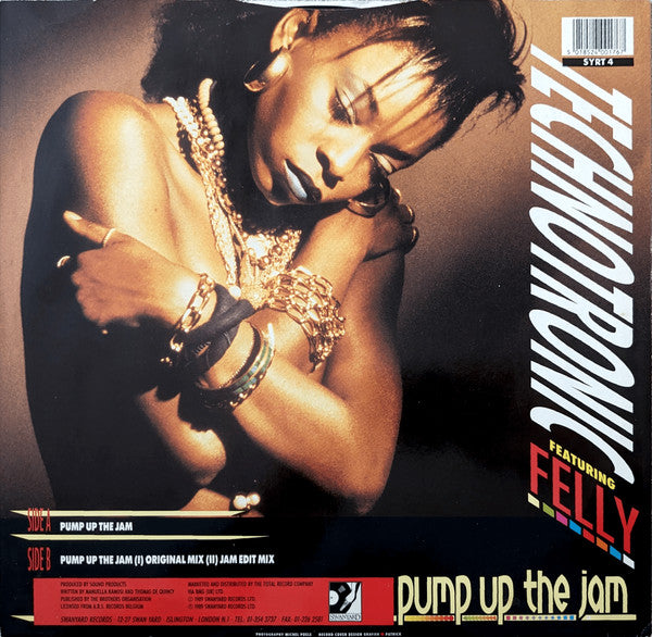 Technotronic Featuring Felly : Pump Up The Jam (12", Single)