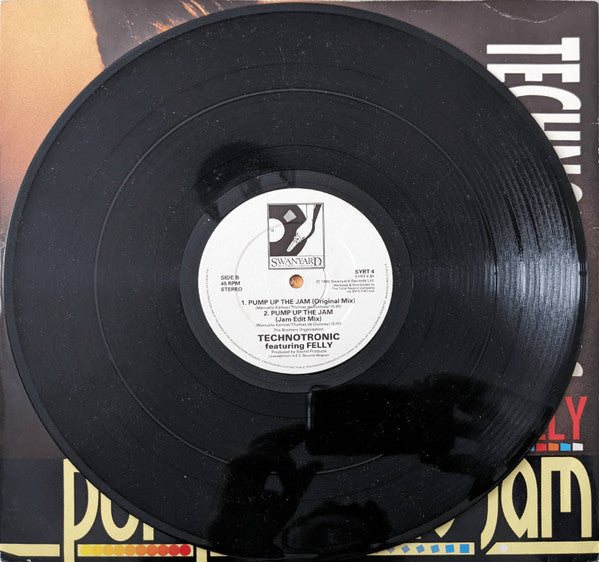 Technotronic Featuring Felly : Pump Up The Jam (12", Single)