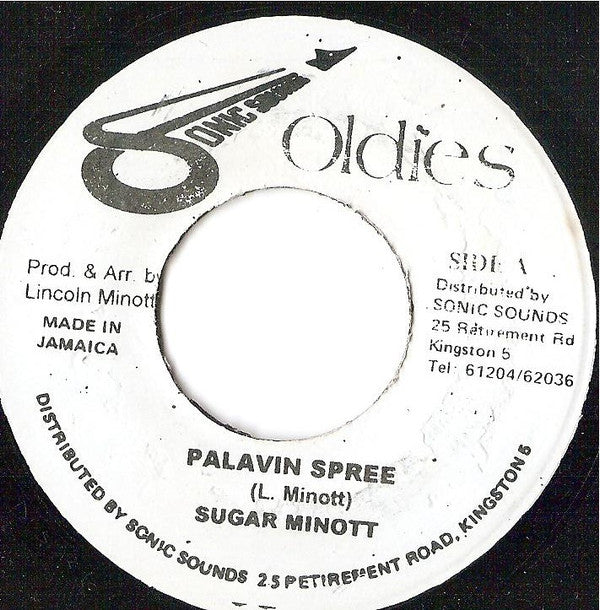 Sugar Minott : Palaving Spree (7")