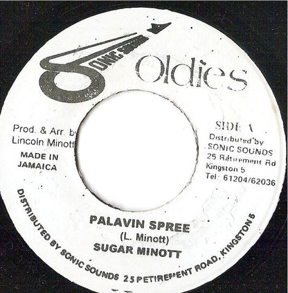 Sugar Minott : Palaving Spree (7")