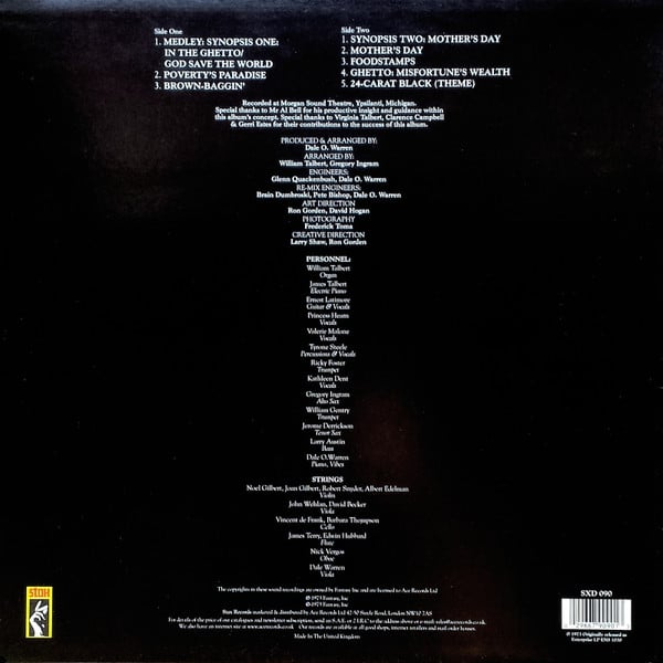 The 24-Carat Black* : Ghetto: Misfortune's Wealth (LP, Album, RE)