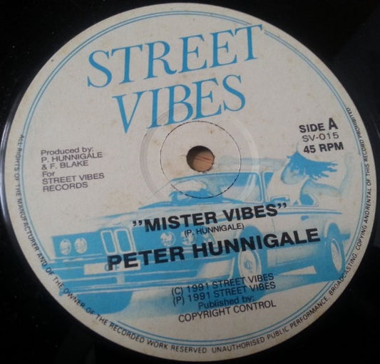 Peter Hunnigale : Mister Vibes (12")