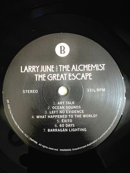 Larry June And  Alchemist : The Great Escape  (LP, Album, Gat)