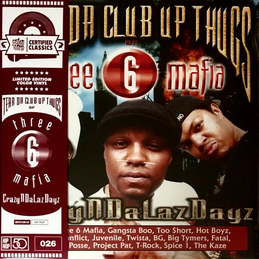 Tear Da Club Up Thugs Of Three 6 Mafia : CrazyNDaLazDayz (2xLP, Album, Ltd, Num, RE, Red)