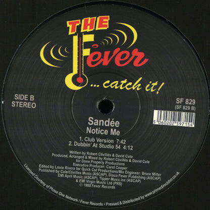 Sandée* : Notice Me (12", RE)