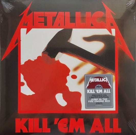 Metallica : Kill 'Em All (LP, Album, Ltd, RE, RM, RP, Red)