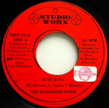 Bloodfire Possé : Rude Boys (7")