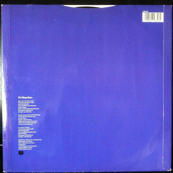 Pet Shop Boys : It's A Sin (12", Single)