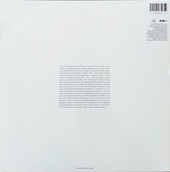 Pet Shop Boys : Please (LP, Album, RE, RM, 180)