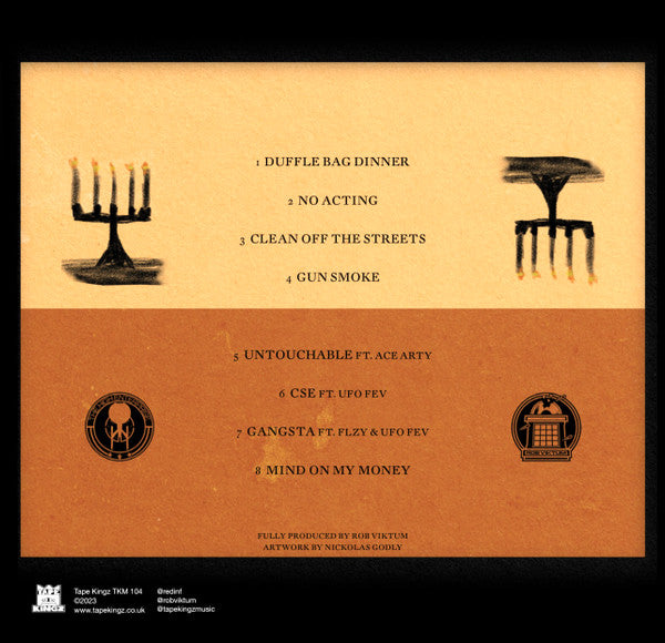 Red Inf, Rob Viktum : Duffle Bag Dinner (LP, Album, Ltd)