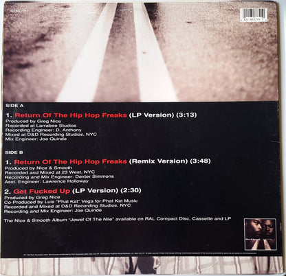 Nice & Smooth : Return Of The Hip Hop Freaks (12", Single)
