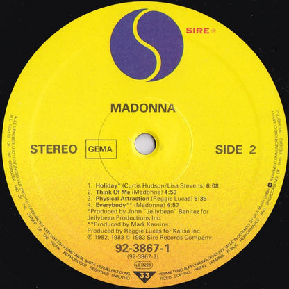 Madonna : Madonna (LP, Album)