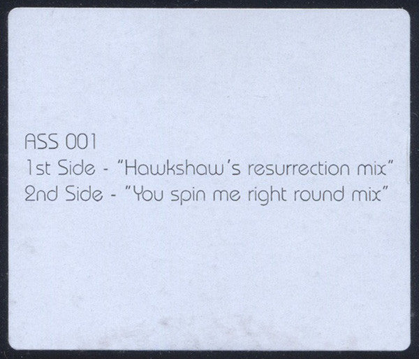 Beastie Boys : Alive (Hawkshaw's Resurrection Mix / You Spin Me Right Round Mix) (12", Unofficial, W/Lbl)