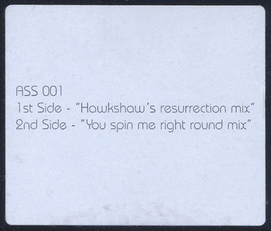 Beastie Boys : Alive (Hawkshaw's Resurrection Mix / You Spin Me Right Round Mix) (12", Unofficial, W/Lbl)