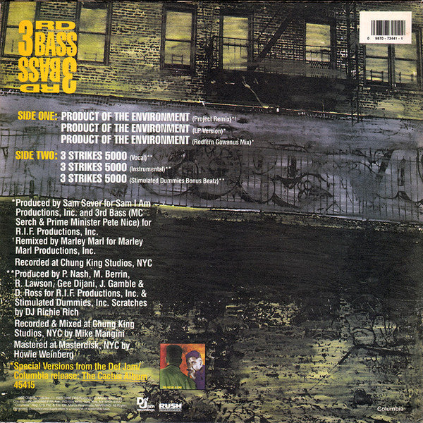 3rd Bass : Product Of The Environment (12")