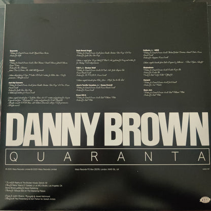 Danny Brown (2) : Quaranta (LP, Album, Ltd, Tra)
