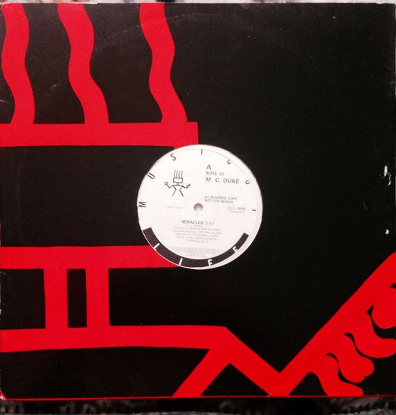 MC Duke : Miracles (12", Promo)