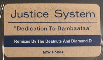 Justice System : Dedication To Bambaataa (12")
