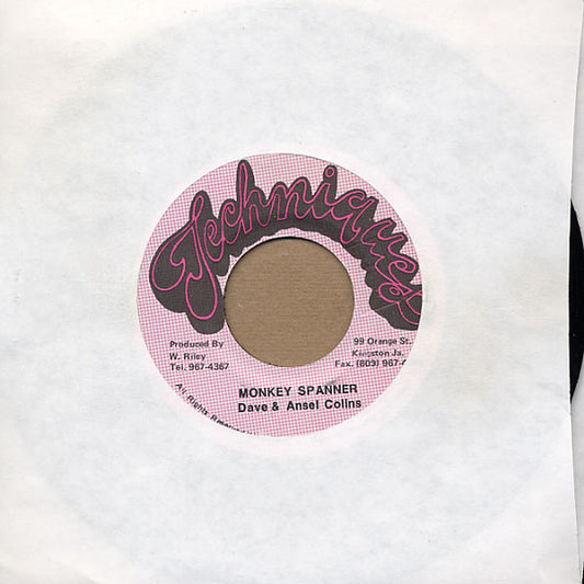 Dave & Ansel Collins : Monkey Spanner (7", RE)