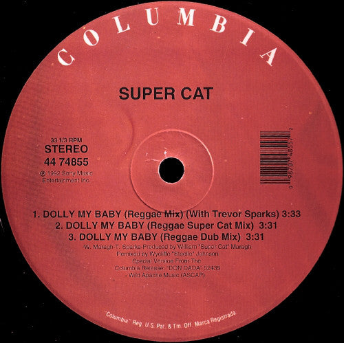 Super Cat (2) : Dolly My Baby (12")