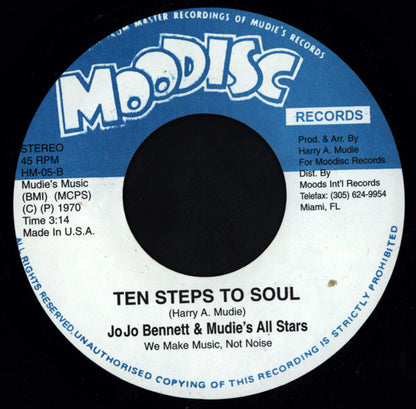 Freddie Mckay & Mudies All Stars / Jo Jo Bennett & Mudies All Stars : Go On This Way / Ten Steps To Soul (7")