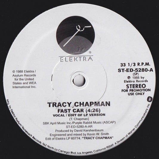 Tracy Chapman : Fast Car (12", Unofficial)