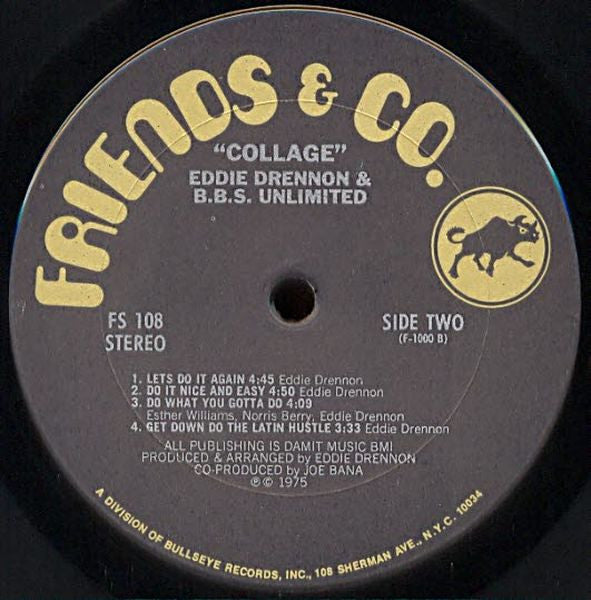 Eddie Drennon & The B.B.S. Unlimited : Collage (LP, Album, Pit)