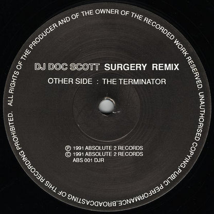 DJ Doc Scott* : Surgery - The Remix (12", Ltd)