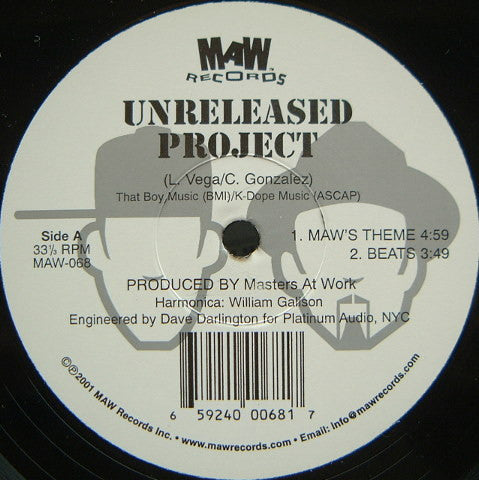 Unreleased Project : MAW's Theme / Clouds (12")