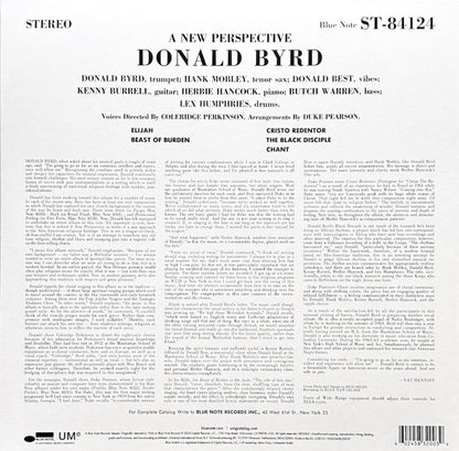 Donald Byrd : A New Perspective (LP, Album, RE, 180)